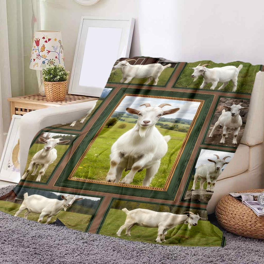 1 Stück Flanelldecke mit Cartoon-Druck, Hohe Qualität, Bequem für alle Jahreszeiten, Heimdekoration, Wärme und Komfort, Perfekt als Weihnachts- oder Geburtstagsgeschenk