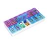 Double-Row 7-Day Pill Organizer - 14-Compartment PP Plastic Weekly Medication Box