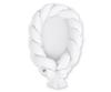 2-in-1 Braided Baby Cocoon - White