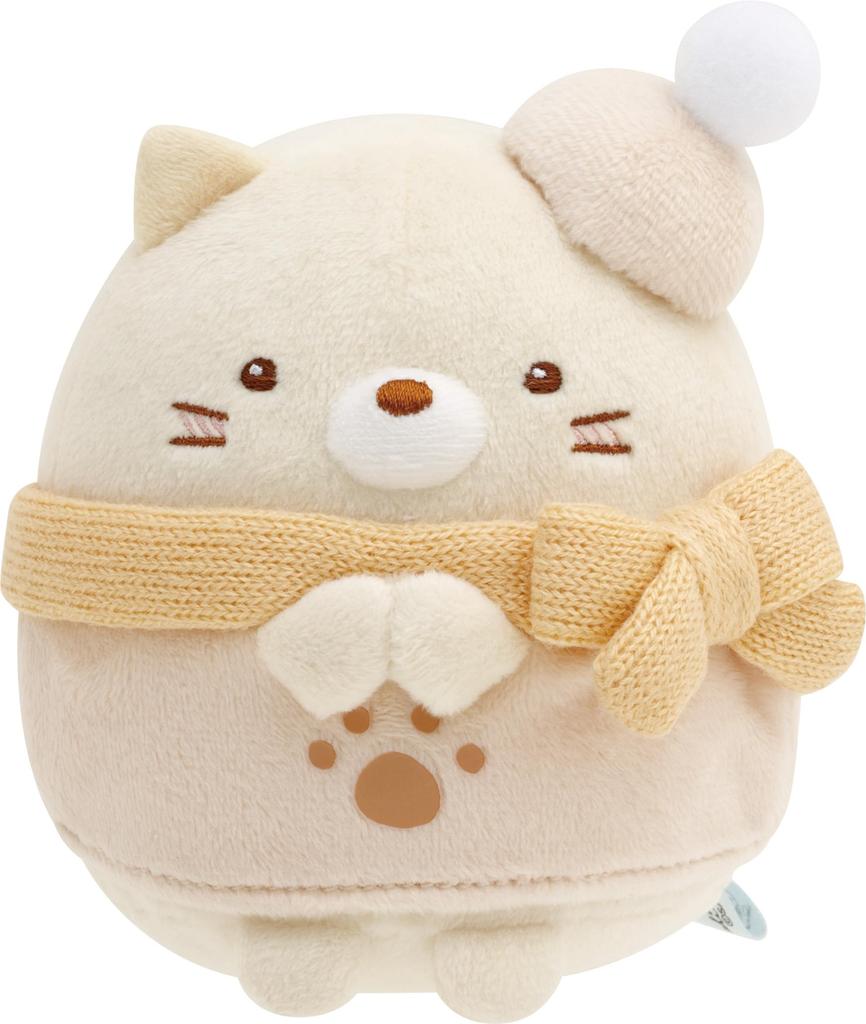 MO45101 Sumikko Gurashi Mother and a Sparkling Night Collectible Plush Toy Cat Lizard,