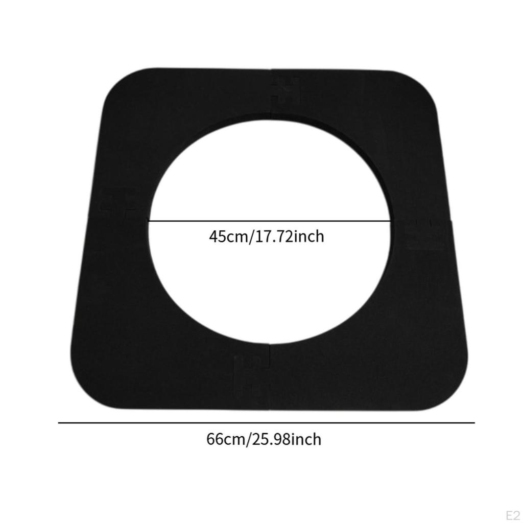 Dart Board Surround Wall Protector Lightweight EVA Cover Splicing Design Removable Backboard