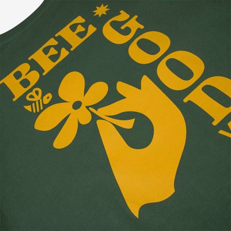 Vans Printed Letter Crew Neck Pullover Long Sleeve T-Shirt Women Tops Green VN0A5I8N7WJ