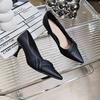Internet Celebrities Popular Light and Comfortable Work High Heels 2025 New Pointed French Shallow Mouth Temperament Fashion Shoes