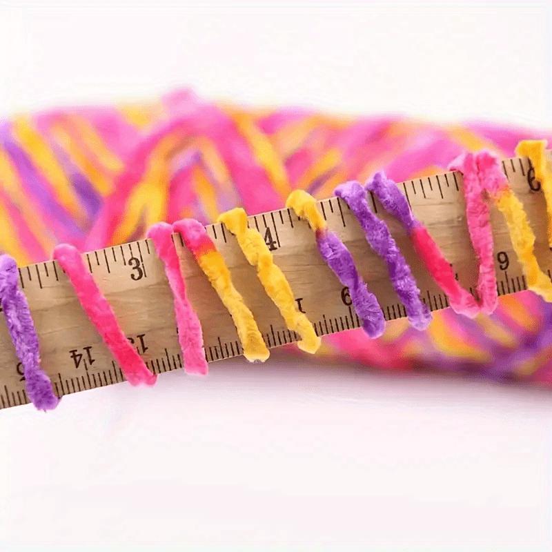 2pcs Three-Strand Glossy Velve Yarn Ultra-Soft Luxurious Ideal for DIY Knitting Crocheting Crafting Scarves Shawls Blankets Colorful Handmade