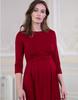 Business Casual Breastfeeding Maternity PEACHEY Claret [Seraphin] Dress, Dress, 3/4 Women's