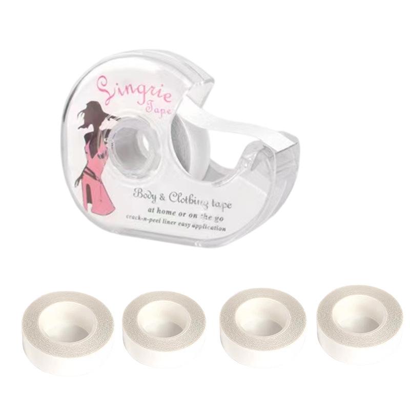 

Двусторонний бесшовный невидимый скотч для фиксации нижнего белья и рубашки (5M) One size