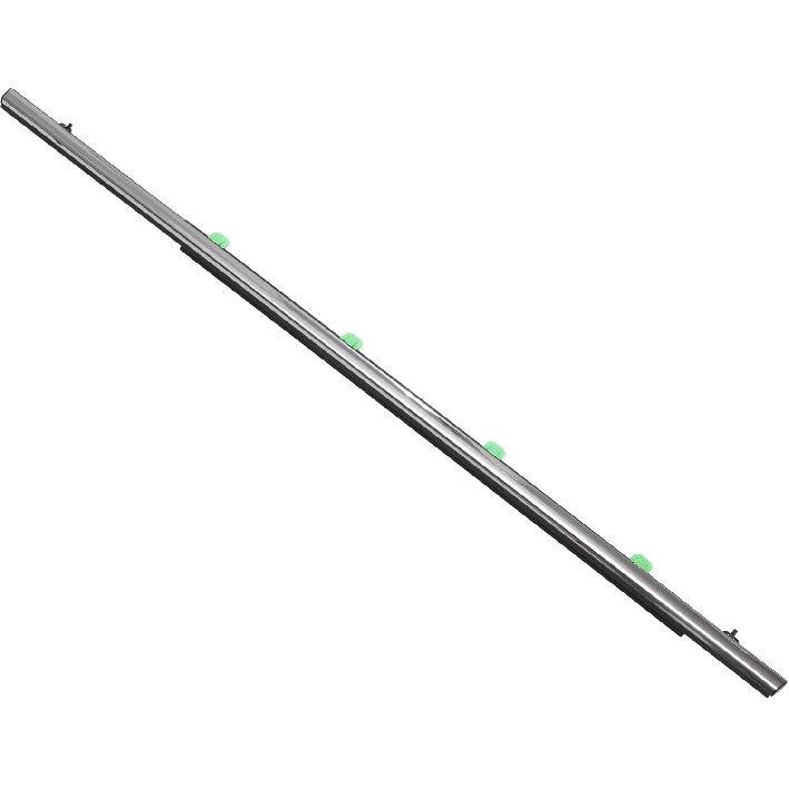 Motoforti Weatherstrip Window Seal, Window Trim Seal Belt, for Acura RDX 2013-2018, PVC Stainless Steel, Rear Left, No.72950TX4A01, Black Silver