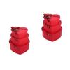 Decorative Heart Shaped Box for Gift 6Pcs Red Candy Present Boxes