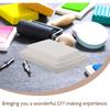 Tofficu 10-Piece Set of Empty Blank Ink Pad, Empty Blank Ink Pad, No Ink DIY Ink Stamp Pad, No Ink Fingerprin for Ink Refill DIY Painting