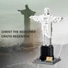 973PCS  World Famous Modern Architecture Building Blocks Statue of Christ The Christ Redeemer Assembly Bricks Christmas Gifts