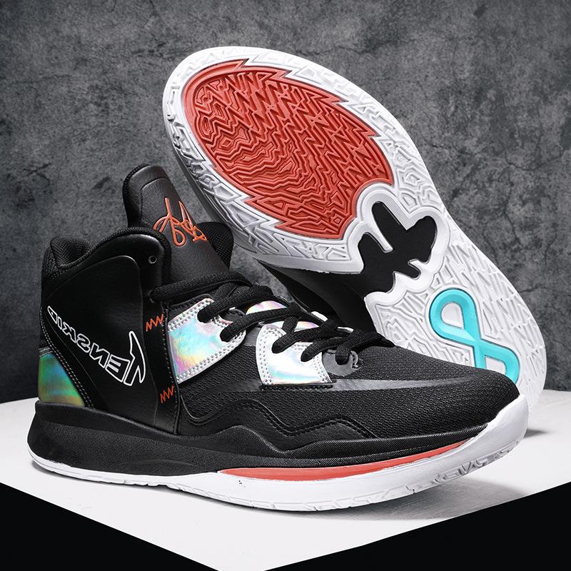 

Внешняя торговля летние дышащие баскетбольные кроссовки James из плетеной сетки для мужчин и студентов, высокие спортивные кроссовки большого размера 6958 39