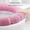 JAJALIN Knitted Warm Washable Toilet Seat Cover