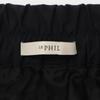 LE PHIL 534-0120302 Black Tie Lighter Belted Pleated Skirt Skirt 1 blackUsed