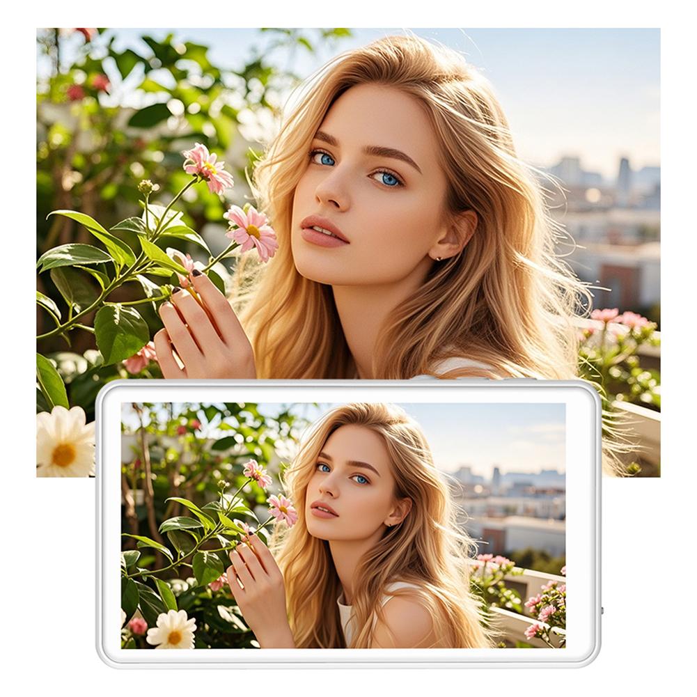 Magnetic Phone Vlog Selfie Monitor Screen Wireless Selfie Monitor Screen Rear Camera Monitor Screen for Android iPhone