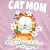 Garfield Unisex Adult Cat Mom Flowers Mothers Day T-Shirt