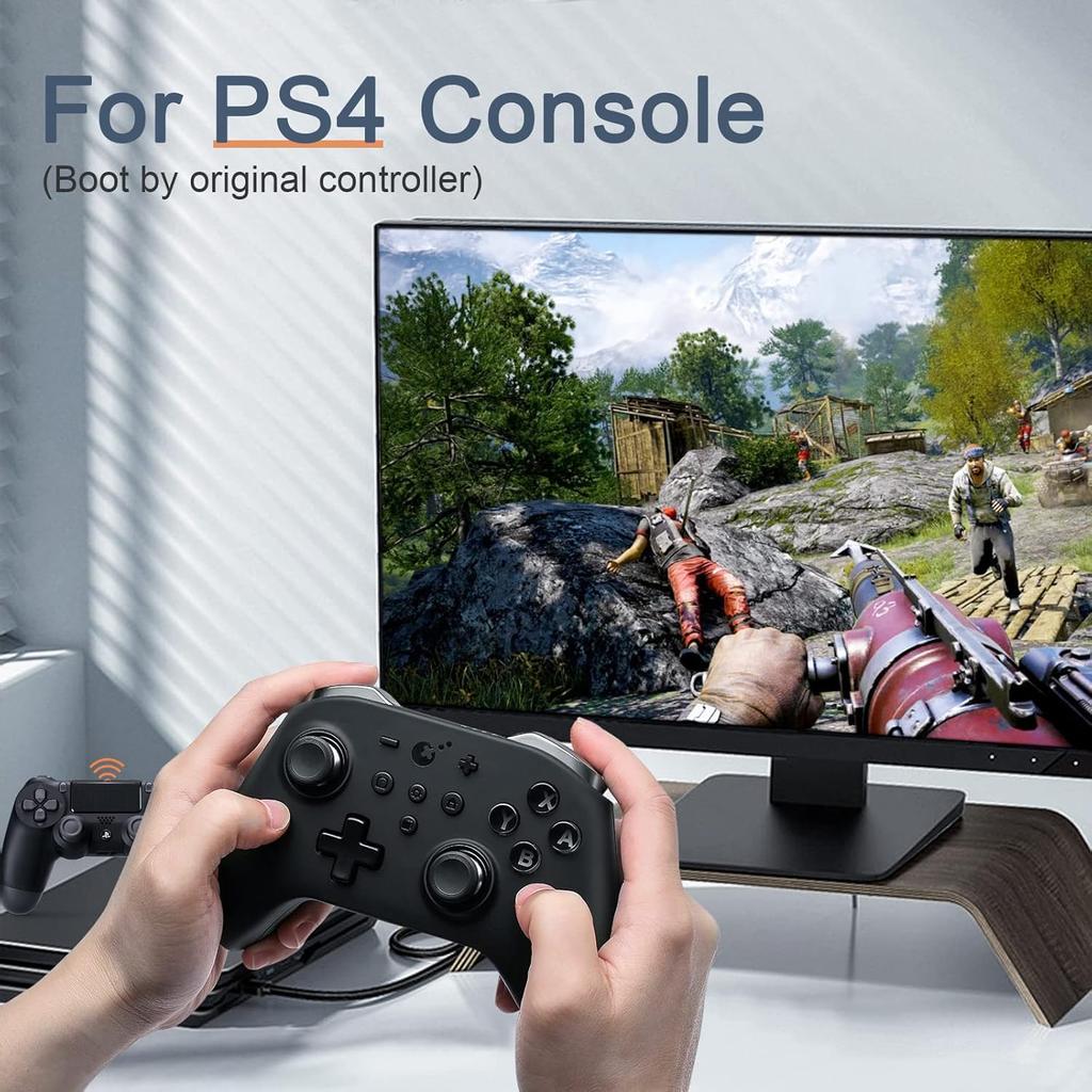 AKNES GuliKit Goku USB Wireless Controller Adapter, Dongle for Xbox Series X|S and Xbox One Controller(Bluetooth Ver.), Switch Pro / PS4&PS5
