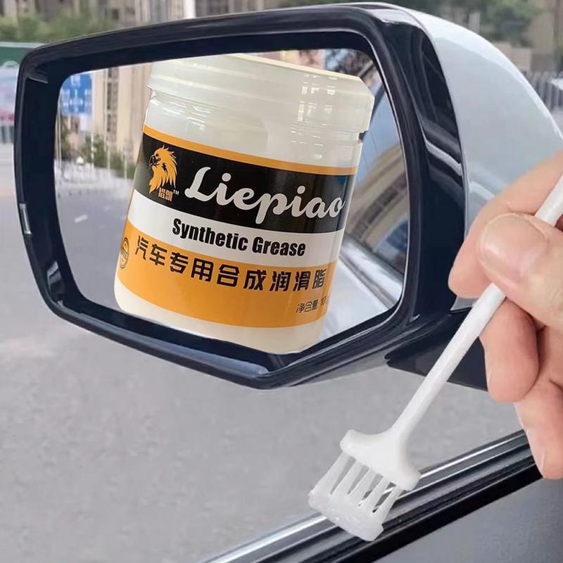 White Synthetic Lubricating Grease forCar Sunroof Door Keypad Satellite Shaft Rail Gear Bearing Mechanical O-ring Silicone Oil