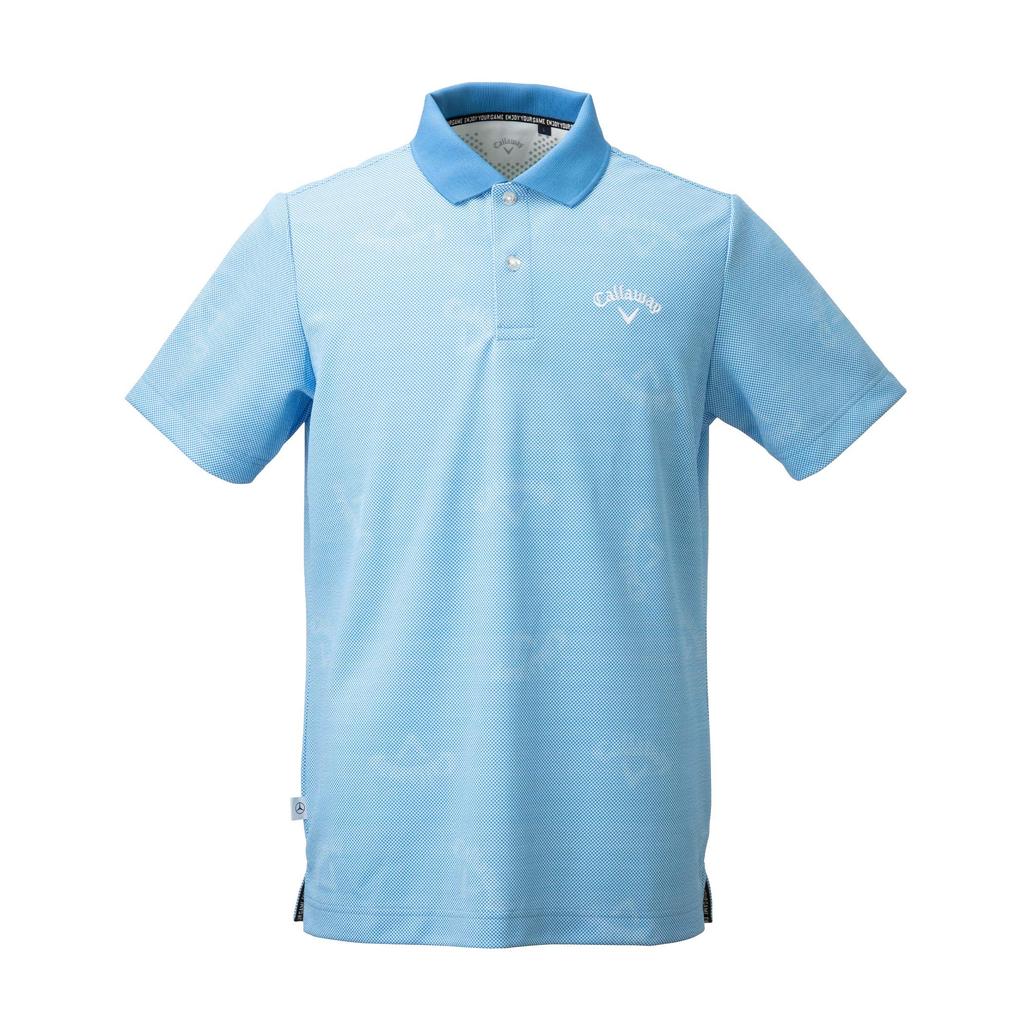 Mercedes-Benz Collection Genuine Callaway Short Sleeve Polo Shirt, Blue, Size LL