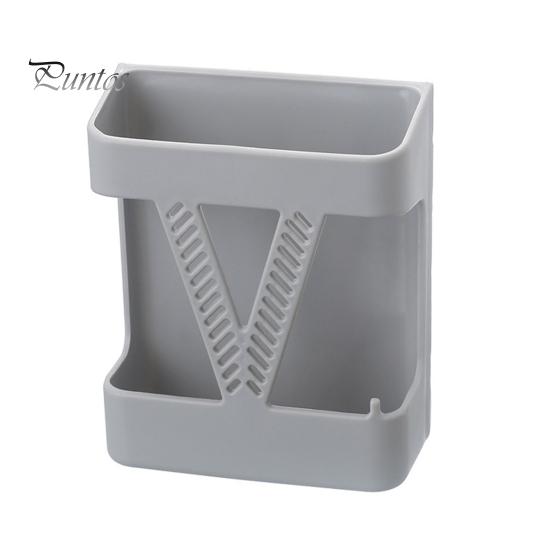 

Органайзер с дистанционным управлением, настенное крепление, самоклеящийся легкий ящик для хранения с пультом дистанционного управления для мобильного телефона для спальни серый