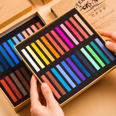 12/24/36/48 Colors Soft Pastel Set Masters Colored Crayon Chalk Pastel Stick Painting Drawing Coloring Art Students Supplies