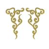 Gold And Silver Sequins Embroidery Cloth Sticker Opera Performance National Clothing Diy Handmade Clothing Accessories Decorative Decals Ironing