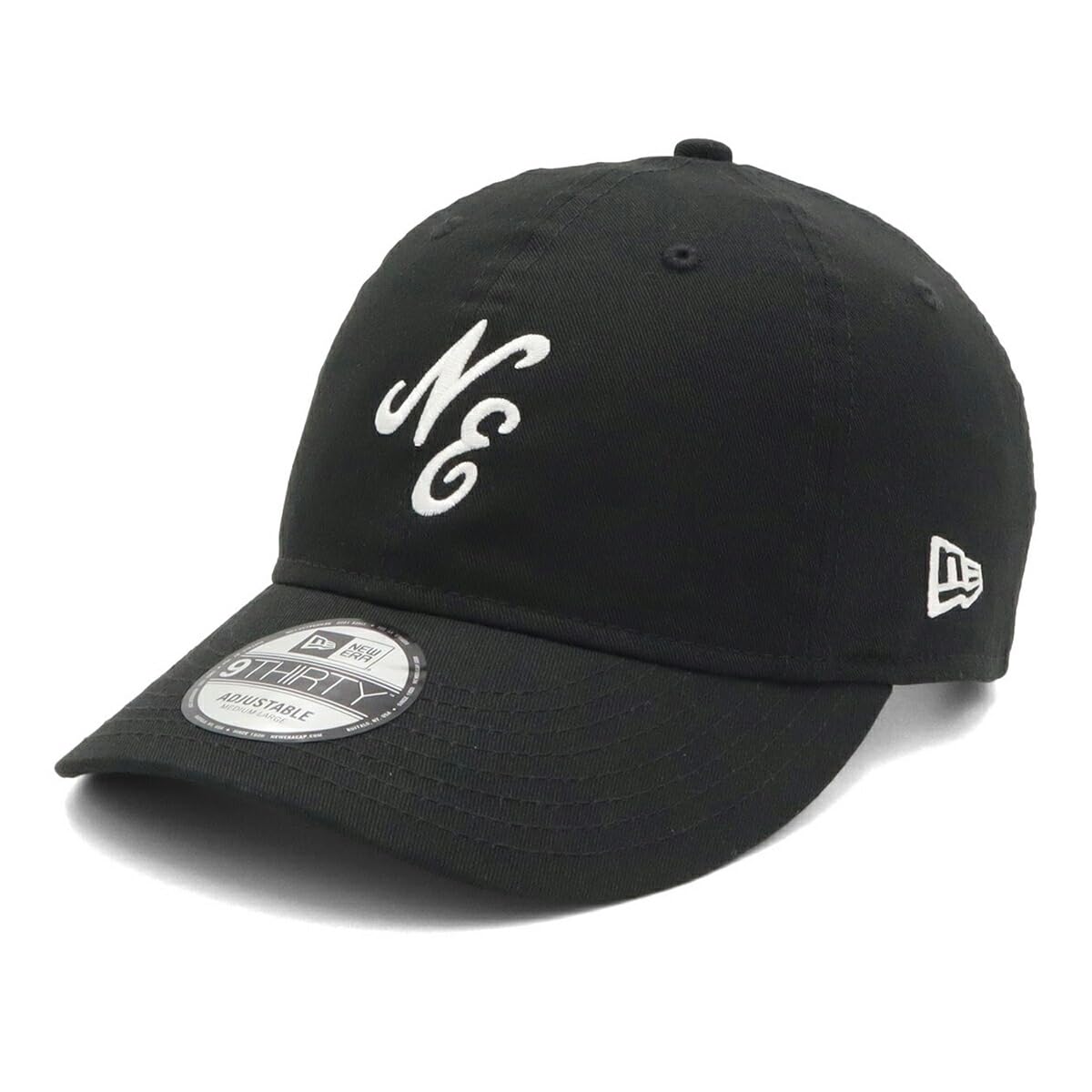

New Era New Era Cap 9THIRTY NE Logo Black 930 NONWAS NELOGO BLK WHI 25J Non-wash M/L