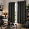 1 Rideau en polyester 140 x 240 cm anthracite Dreamtime