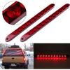 4Pcs 16 Inch Red 11 LED Trailer Tail Lights Bar Sealed Trailer Truck Car Stop Turn Tail Third 3rd Center Stop Brake Lights Bar Trailer Left Right