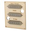 Electric Guitar Pickup Retro Style Metal Pole Piece Guitar Pickup Replacement for Squier