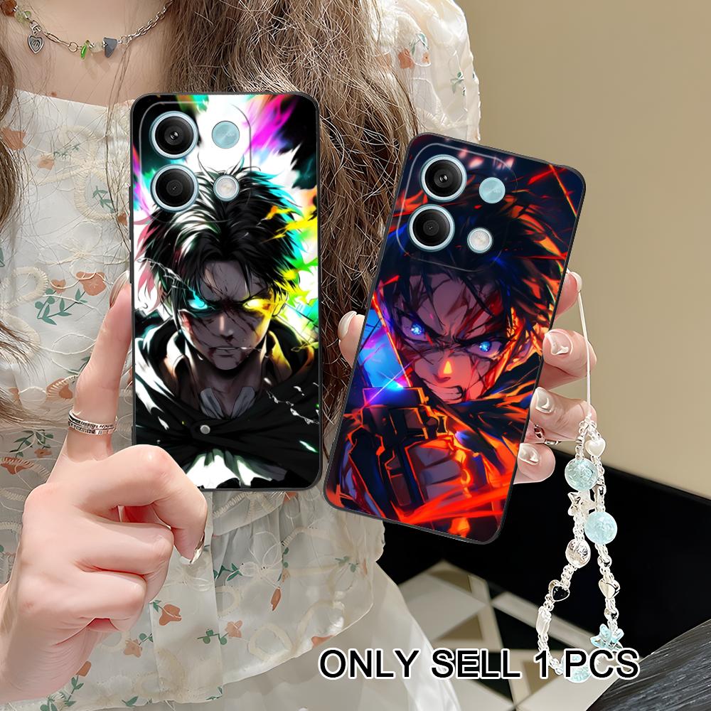 AOT Eren Yeager Matte TPU Mobile Phone Case for POCO M7 M6 M5 M4 M3 X7 X6 X5 X4 X3 Pro GT 5G Colorful Printing Cover