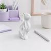 Black Cat Figurine 3D Printed Hollow Figurine, Modern White Kitten Statue, Shape Artistic Animal Sculpture Desk Decoration, Gift for Lovers