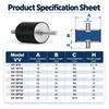 M3 M4 M5 M6 M8 M10 Silentblock Bobbin Mount Male Thread Shock Absorber  for Marine Automotive Use