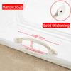 NAIERDI Ivory White Cabinet Handles Zinc Aolly Kitchen Cupboard Door Pulls Drawer Knobs European Fashion Furniture Handle