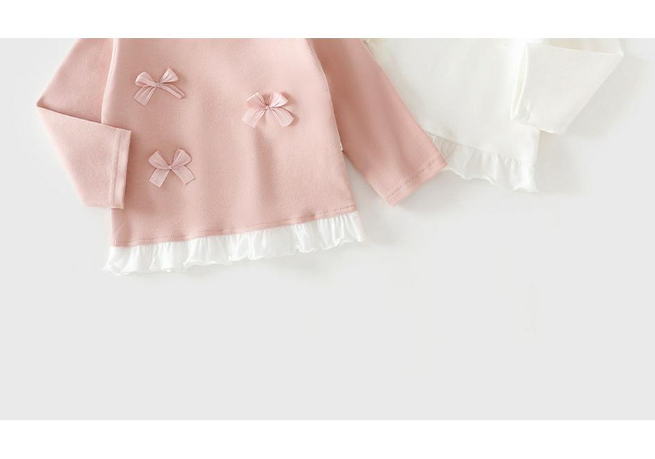New Baby Girl Lace Base Layer T-Shirt - Spring/Autumn Korean Style Sweet Top