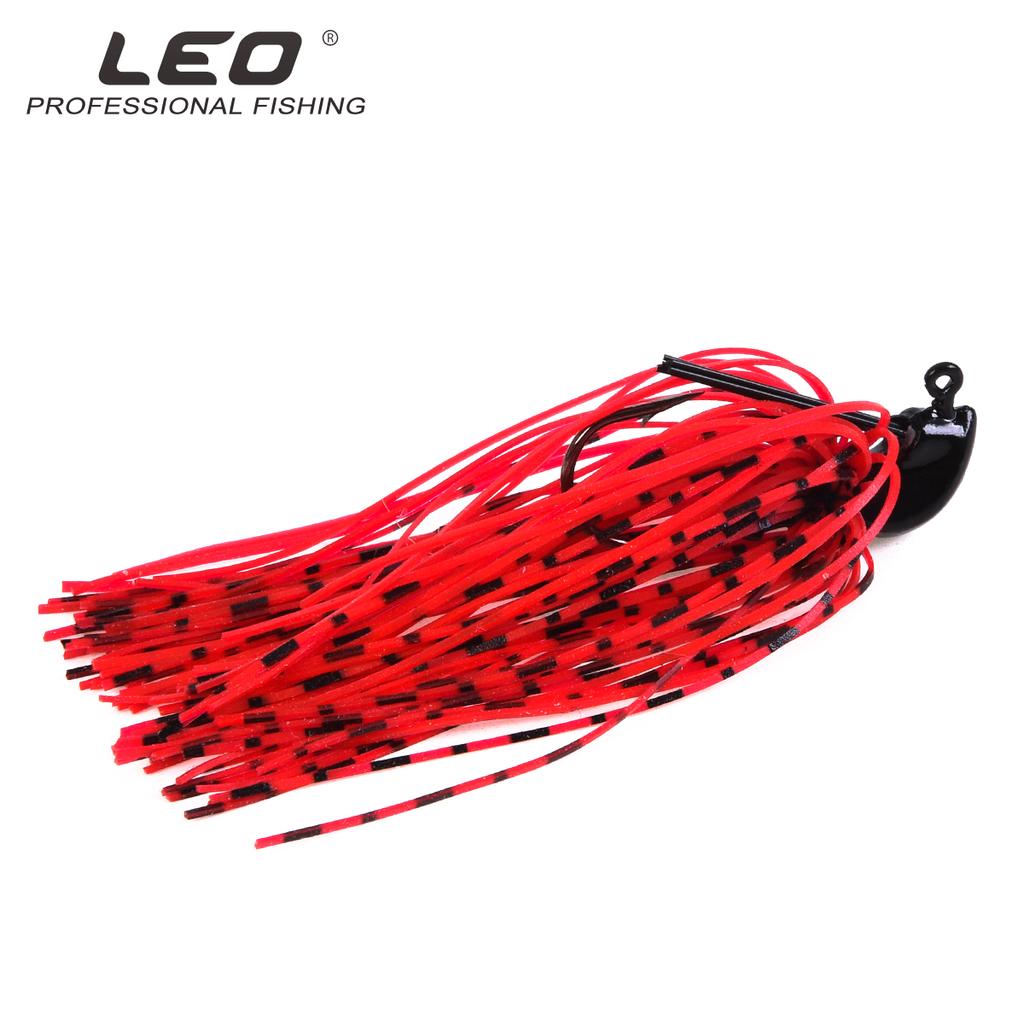 New 4PCS 4 Colors LEO Portable Ultra-light Fishing Bait Spinner Bait Anti-hanging Bottom Lead Head Freshwater Saltwater Fishing Gear Accessories