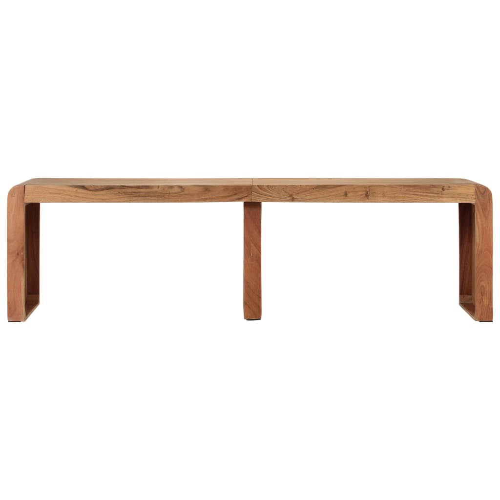 Solid Wood Bench 160 x 38 x 45 cm Acacia