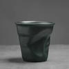 Coarse Ceramic Coffee Mugs Iron Rust Defects Espresso Cup Retro Tea Cup  Afternoon Tea Cup