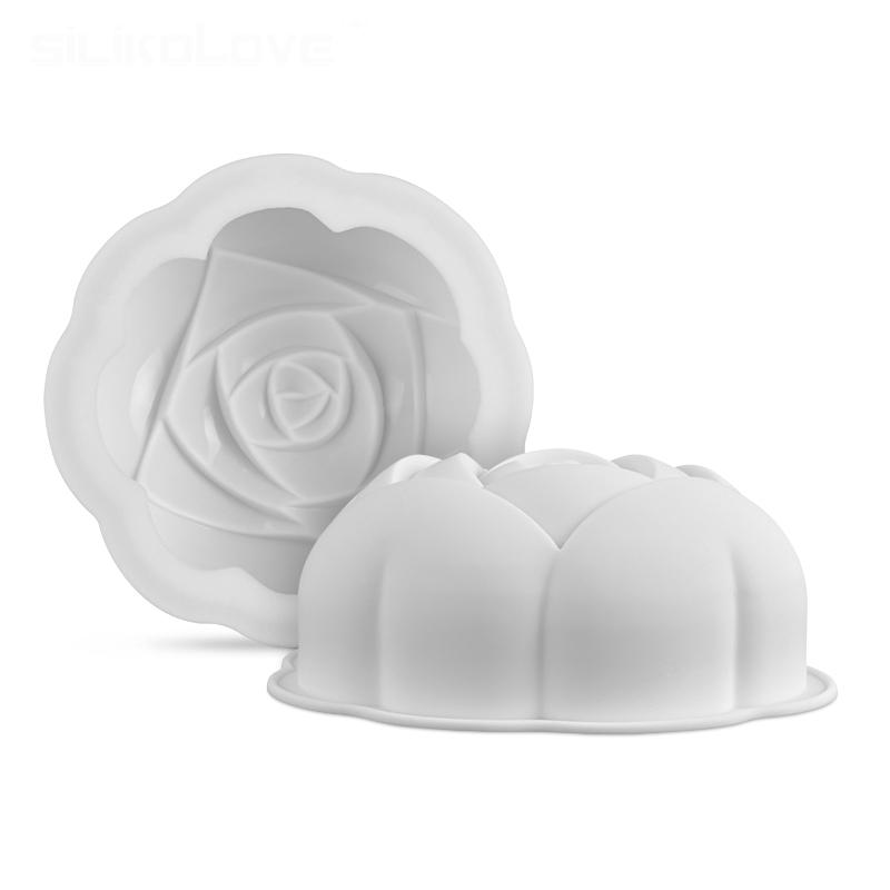 Rose Silicone Forms Cake Mold Silicone Baking Pan Cake Decorating Tools Pastry Mould Design Baking Dish Bakeware