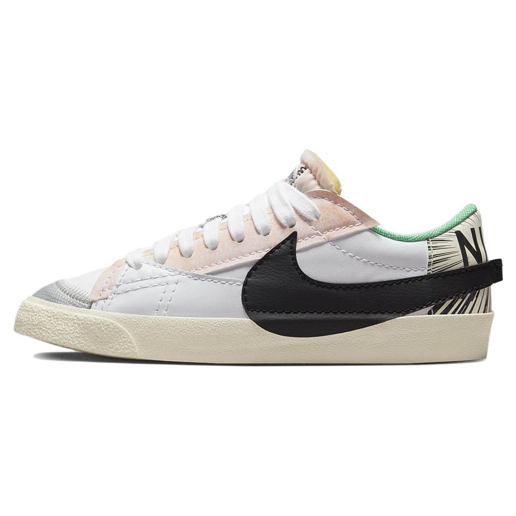 

Nike Blazer Low 77 Jumbo Mighty Swooshers White Black Coconut Milk Metallic Silver Unisex DX6059-101 36