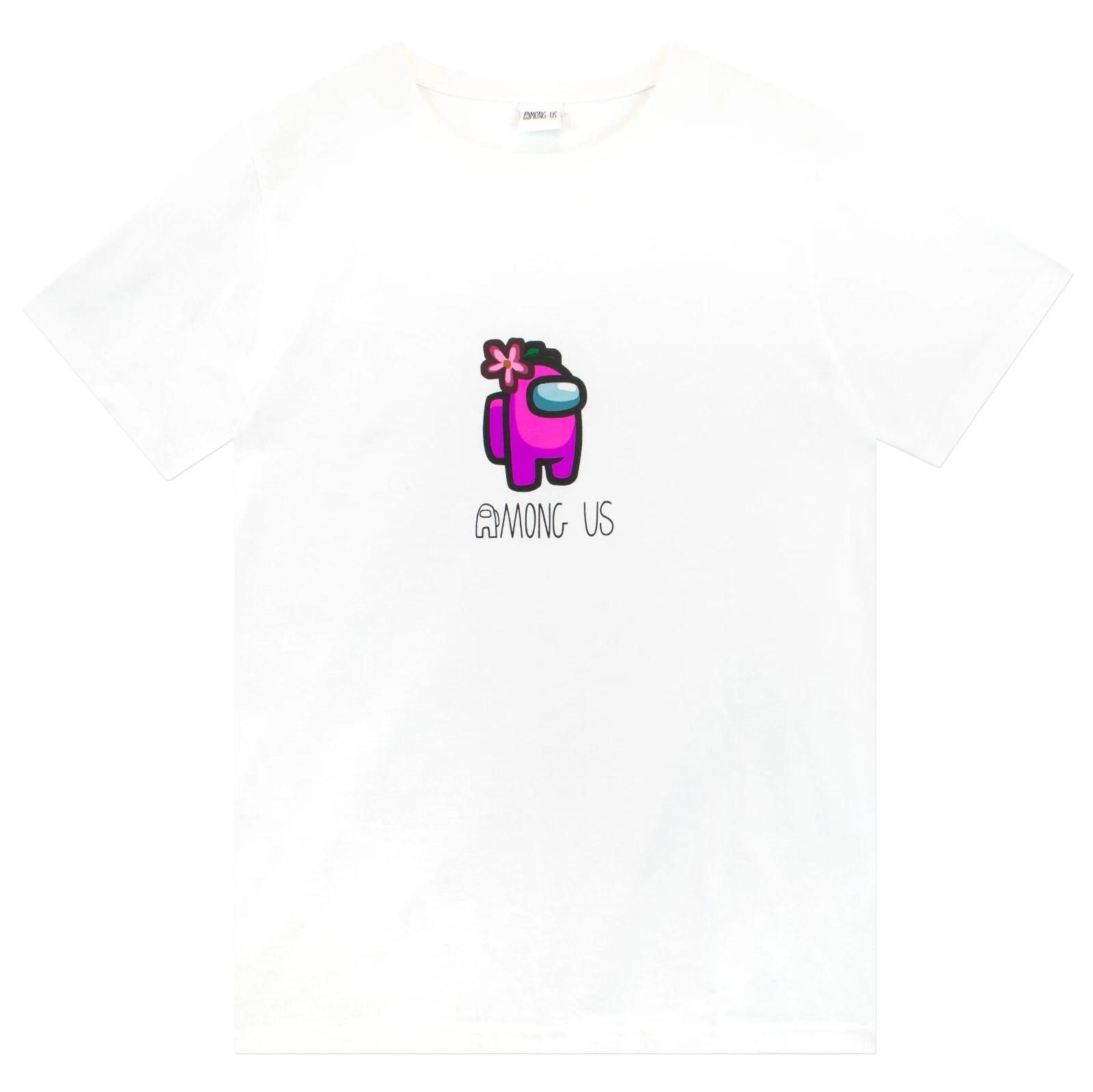 

Among Us T-Shirt Kids Boys 7 8 9 10 11 12 13 14 Years Short Sleeve White 120