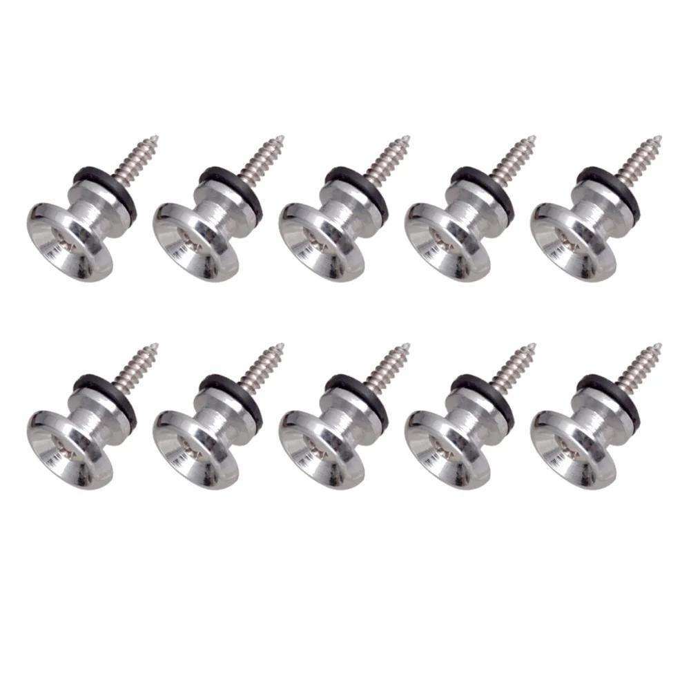 Guitar Strap Lock Metal Guitar Pegs for Guitar Bass Acoustic Guitar Ukulele Electric Guitar Strap Locks Strap Button Lock Pins
