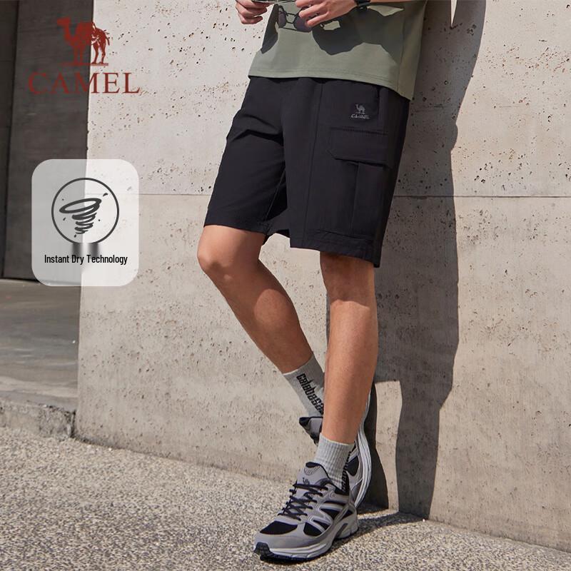 CAMEL Men s Quick-Dry Relaxed Fit Cargo Sport Shorts 2XL