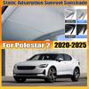 Dla Polestar 2 P317 2020~2025 Osłona Przeciwsłoneczna Dachu Szyberdachu Elektrostatyczna Adsorpcja Osłony Ochrona Przed Słońcem UV Akcesoria Samochodowe