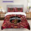 Cleveland Cavaliers Team Spirit Three-piece set(1 * duvet cover + 2 * pillowcase, without core) Duvet cover and pillowcase Christmas birthday gift