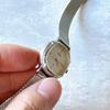 Used SEIKO Seiko 3421-5000 Ladies Watch Quartz Silver Dial Oval Working Vintage