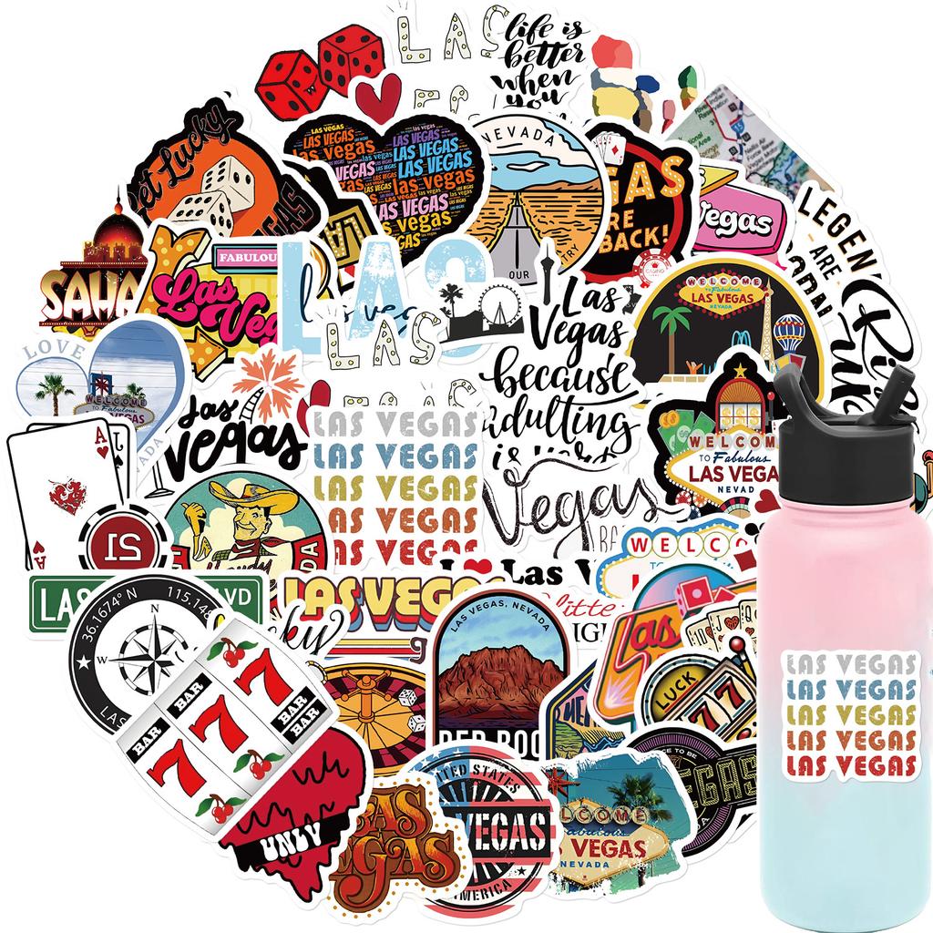 50 Cartoon Nevada Stickers Decorative Notebook Suitcase DIY Waterproof Stickers