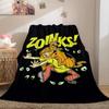 Halloween fantasy comedy adventure cartoon movie Scooby-Doo blanket soft home furnishing nap decoration four seasons warm Sherpa blanket U14