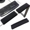 2PCS L-Shaped Ergonomic Desk Edge Cushion Memory Foam Mouse Pad Elbow Pillow Keyboard Wrist Rest Pad for Gaming Office Typing