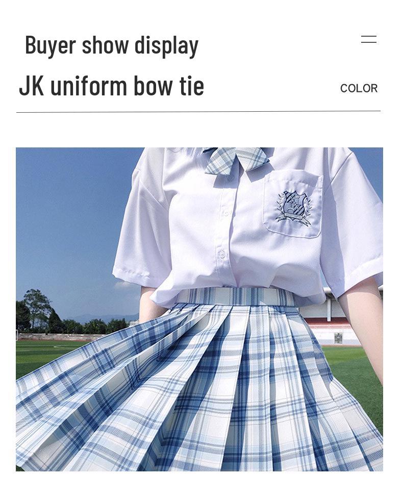 Plaid Japanese JK Pleated Skirt Fabric, Handmade DIY Scrunchie, Yarn-Dyed Polyester Scraps