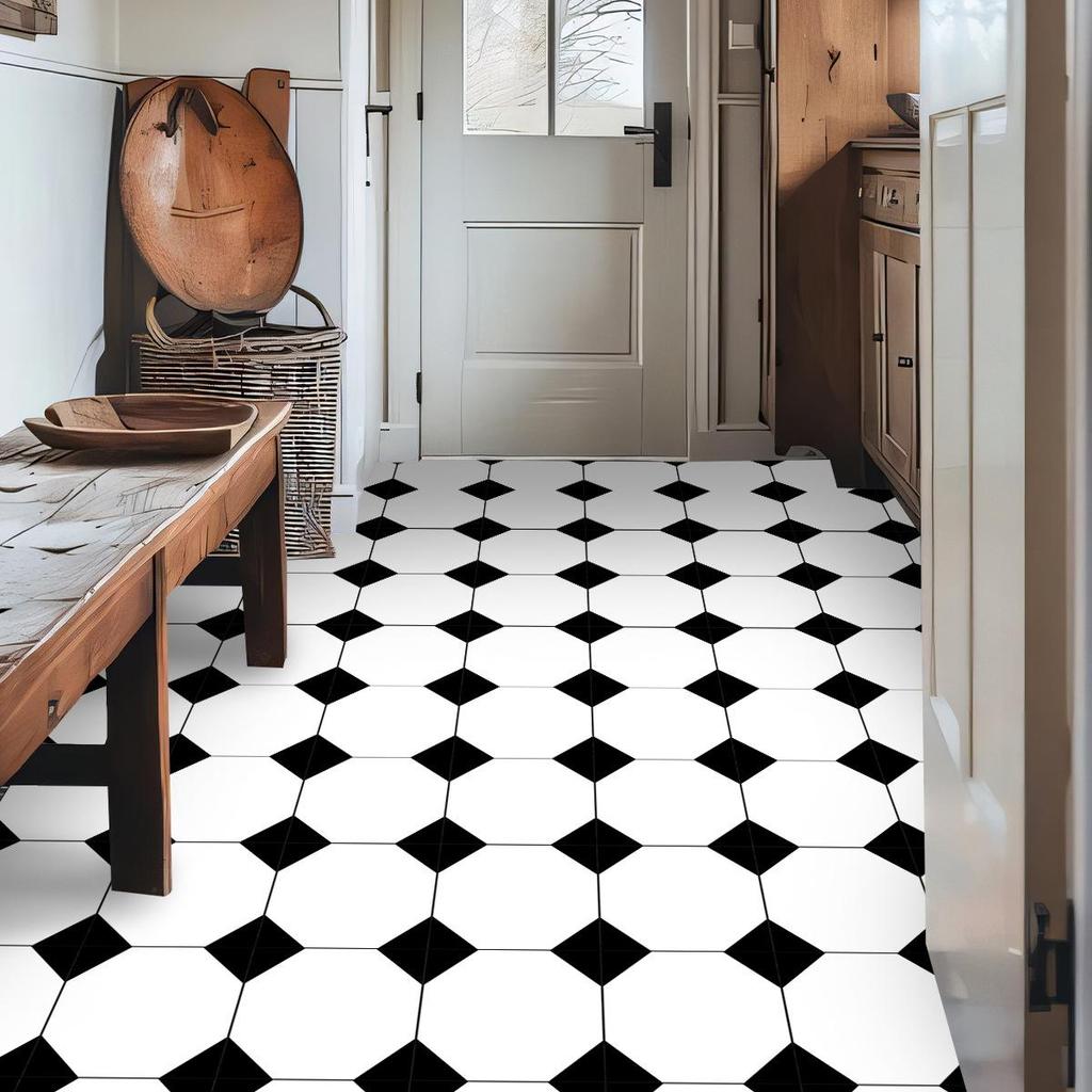 5Mm Thickened Waterproof And Non-Slip Wall Sticker Floor Sticker Imitation Tile Bedroom Living Room Decoration